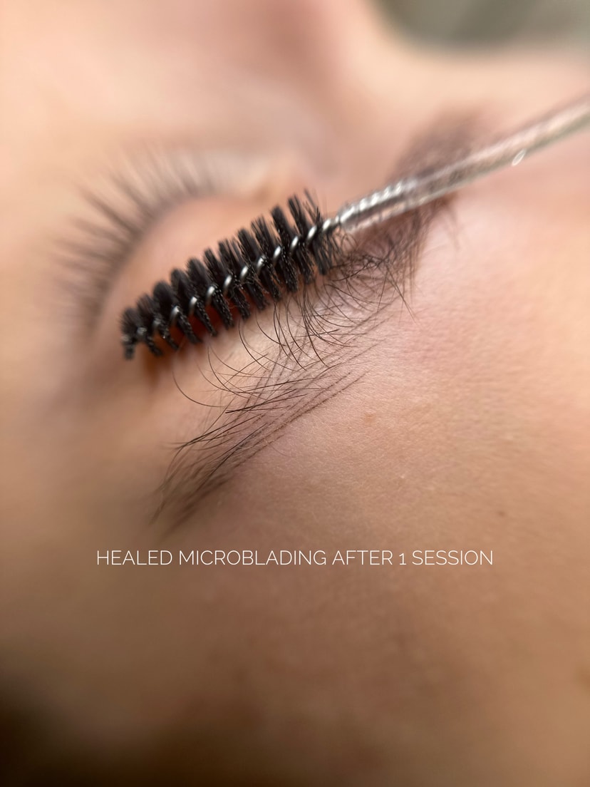 Microblading work