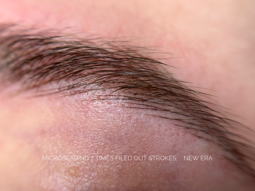 Microblading work