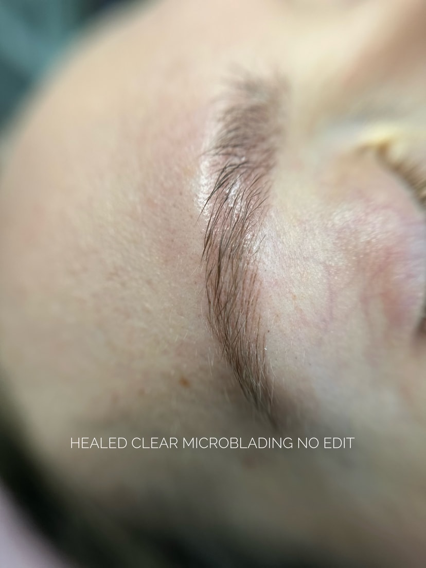 Microblading work