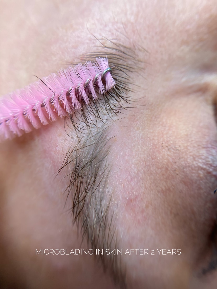 Microblading work